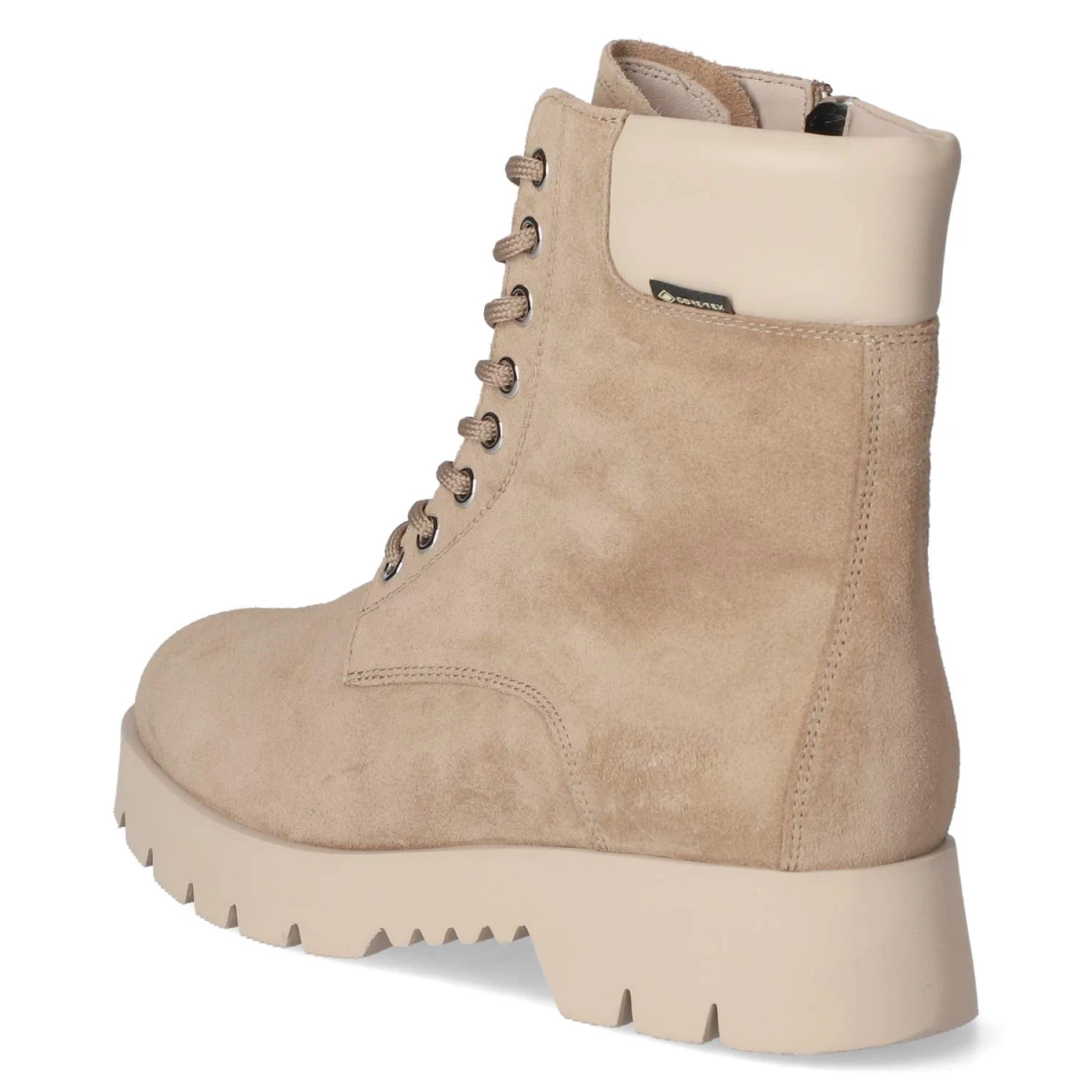 Winterschnürstiefeletten - taupe