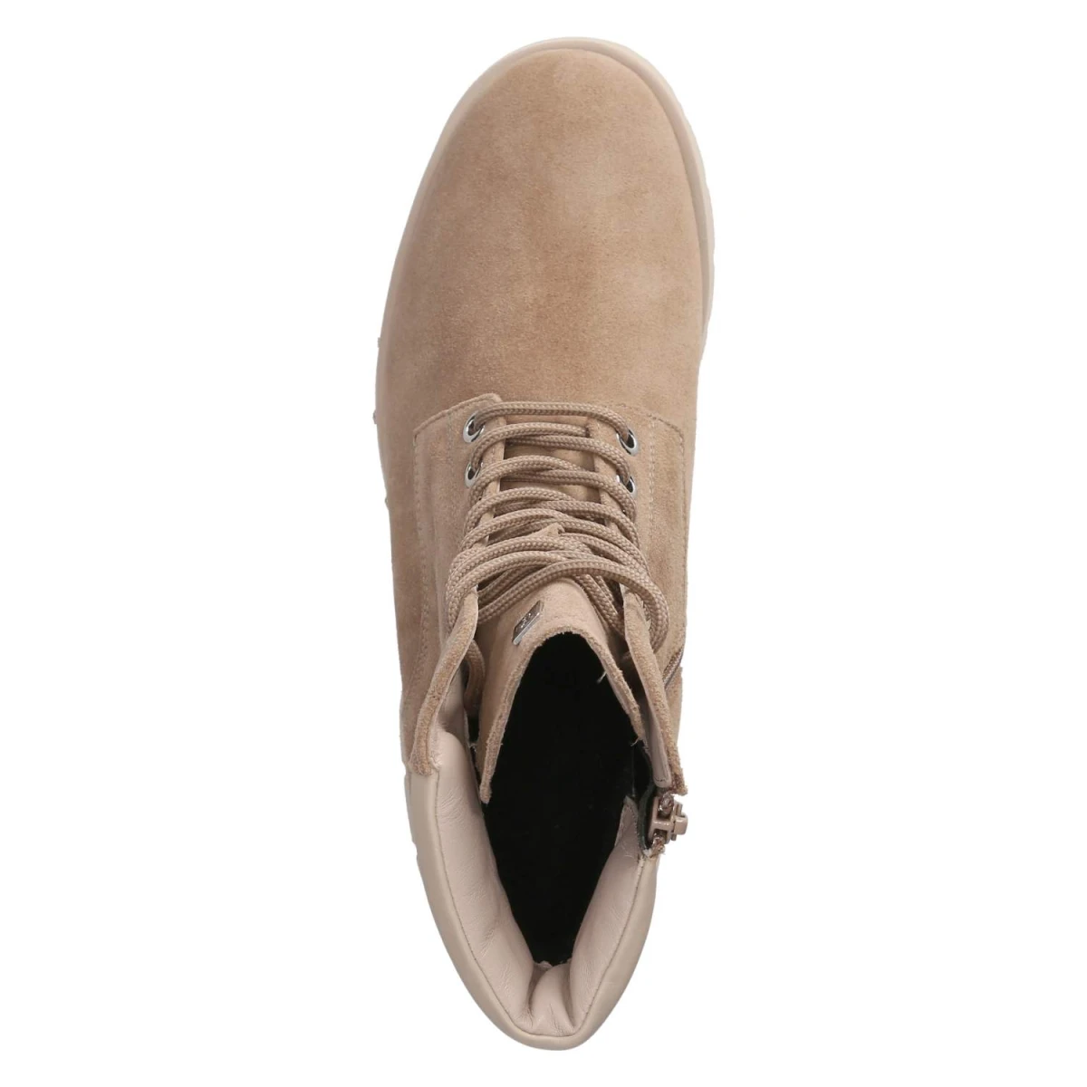 Winterschnürstiefeletten - taupe
