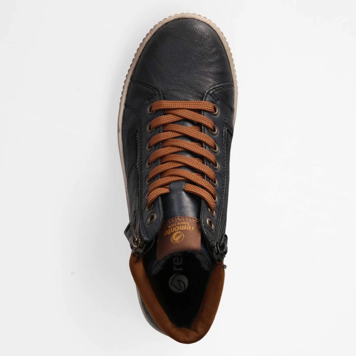 Schnürboots - blau kombi