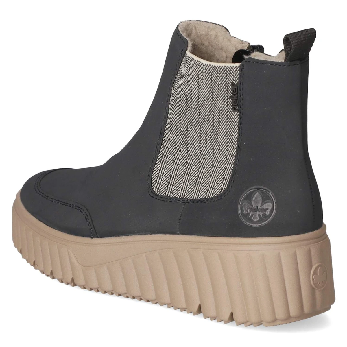 Chelsea Boots - pazifik/leinen