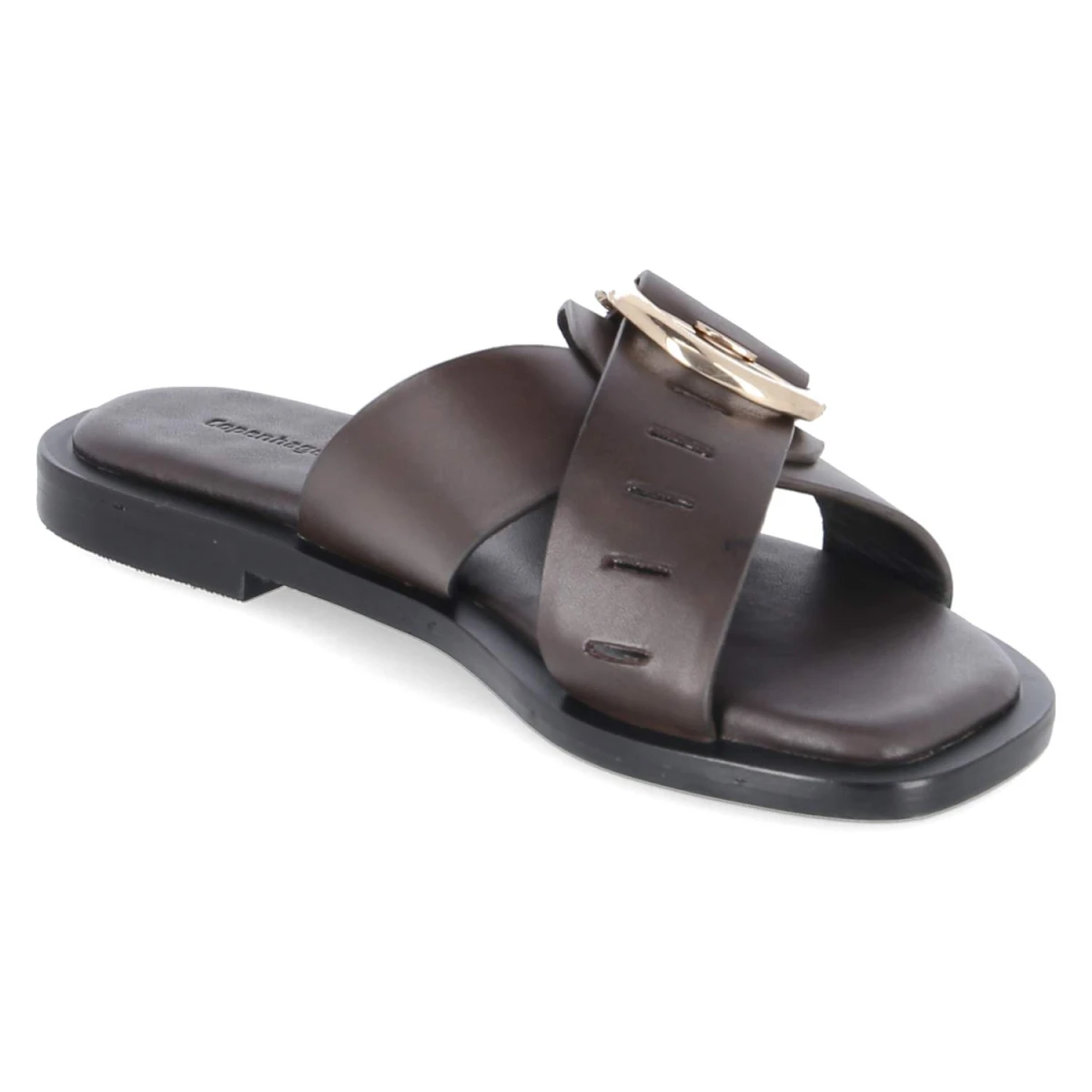 Pantoletten VIBES X ME - dk.brown