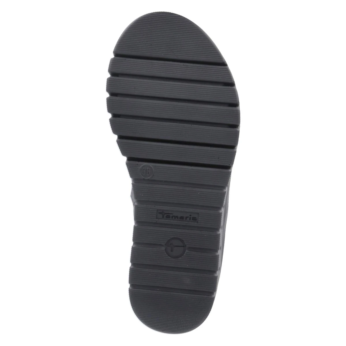 Plateau-Pantoletten - black