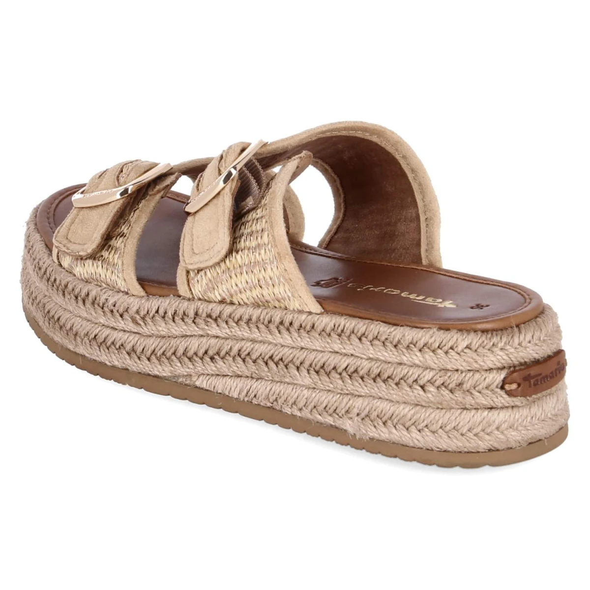 Espadrille-Pantoletten - LIGHT GOLD
