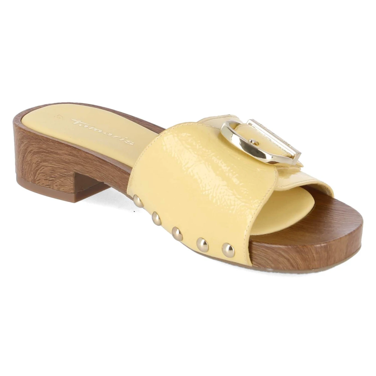 Open Toe Clogs - YELLOW