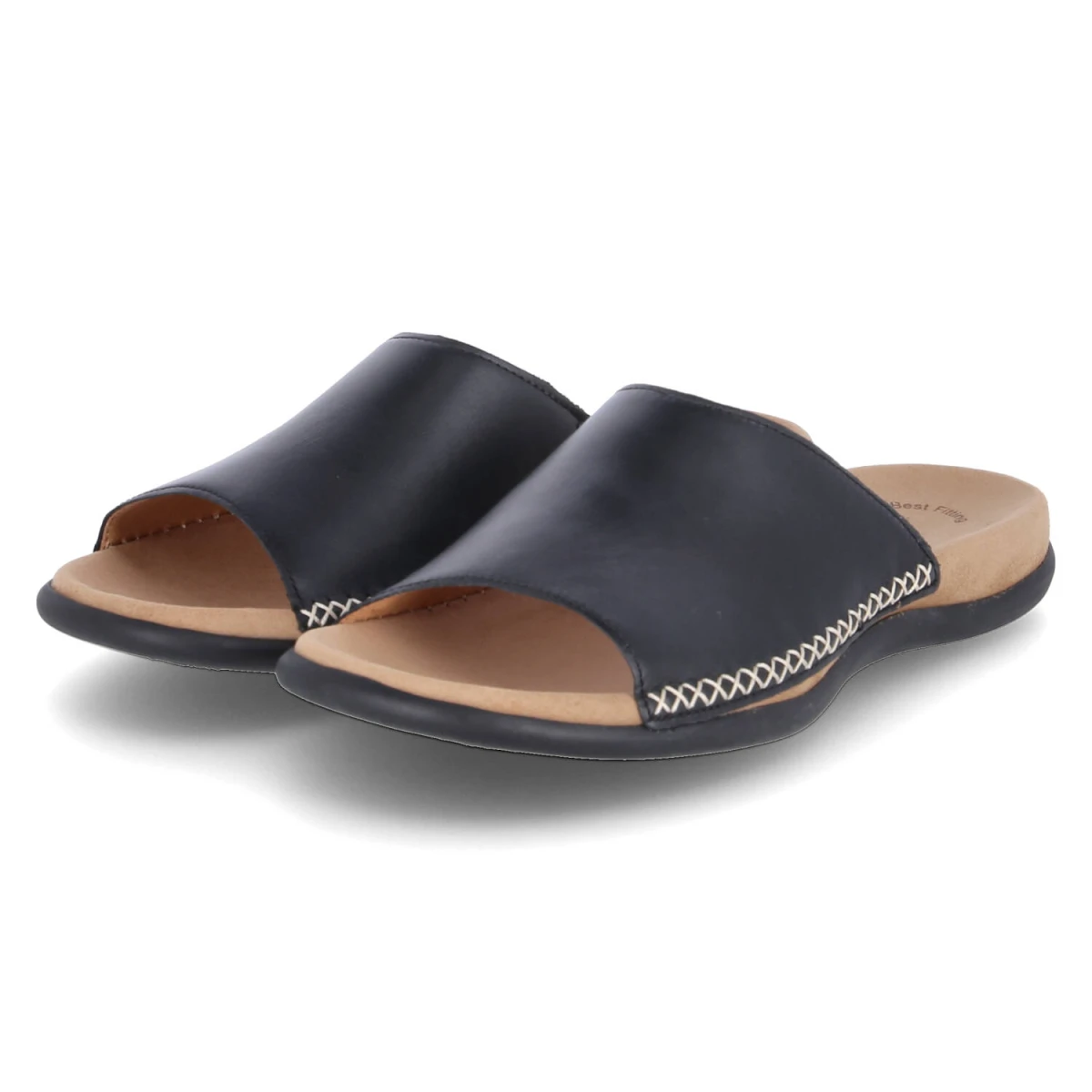 Pantoletten - schwarz