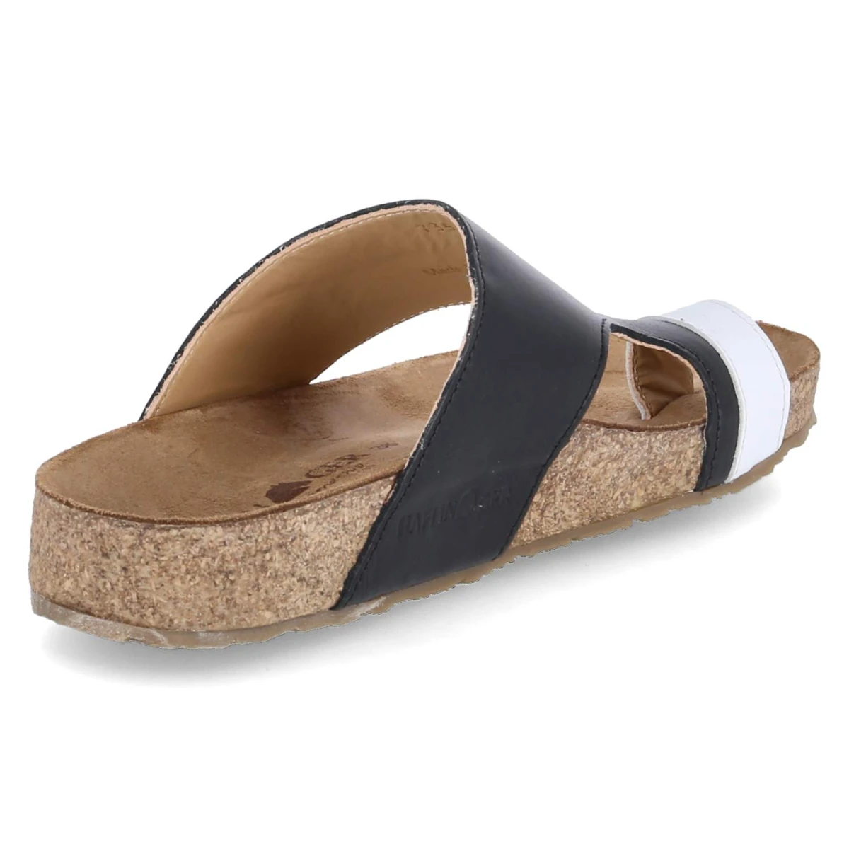 Zehentrenner ANKA - schwarz/weiß