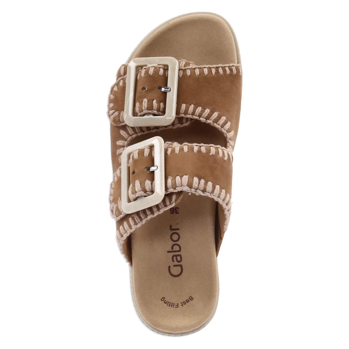 Pantoletten - walnut