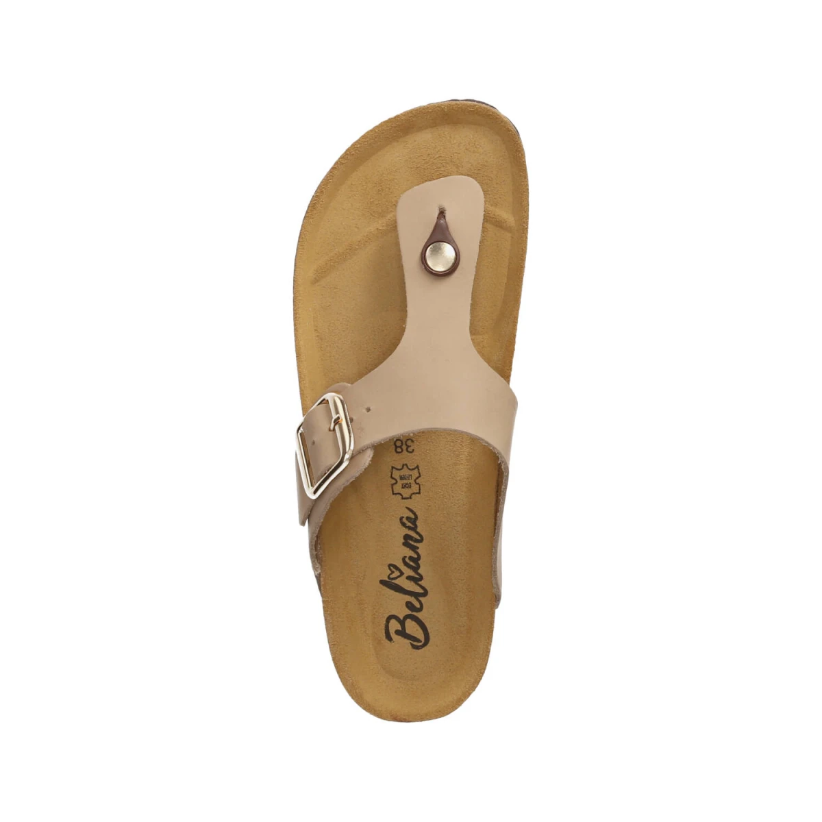 Zehentrenner - taupe