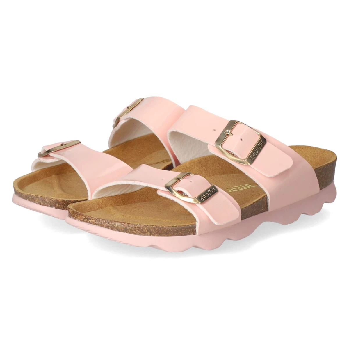 Pantoletten - rose lacquer