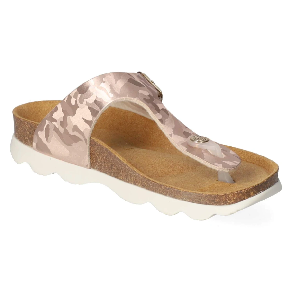 Zehentrenner - camouflage rosegold