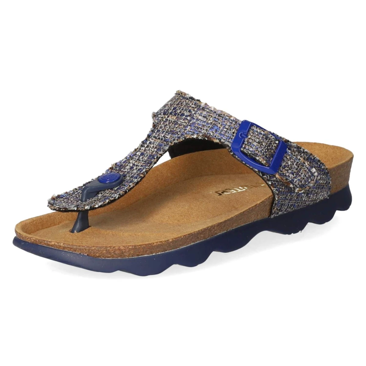 Zehentrenner - blue tweed by scarlett