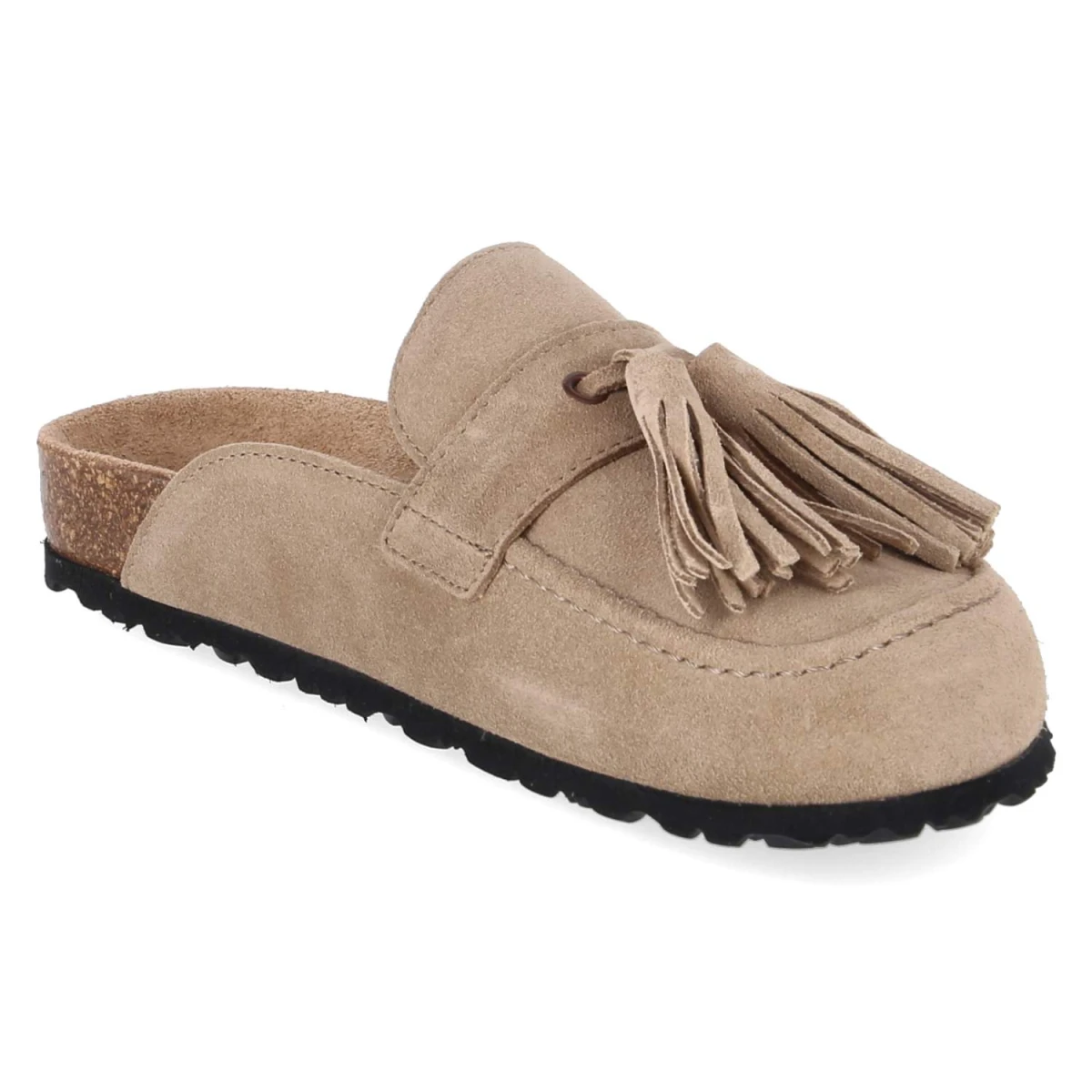 Clogs - taupe
