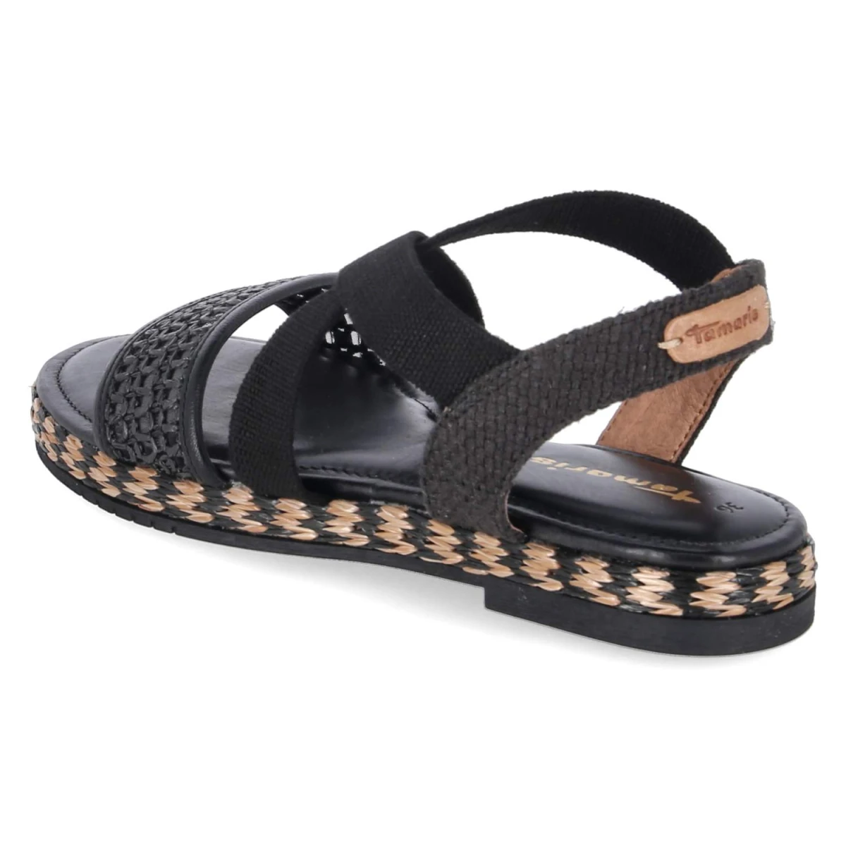 Espadrille-Sandalen - black