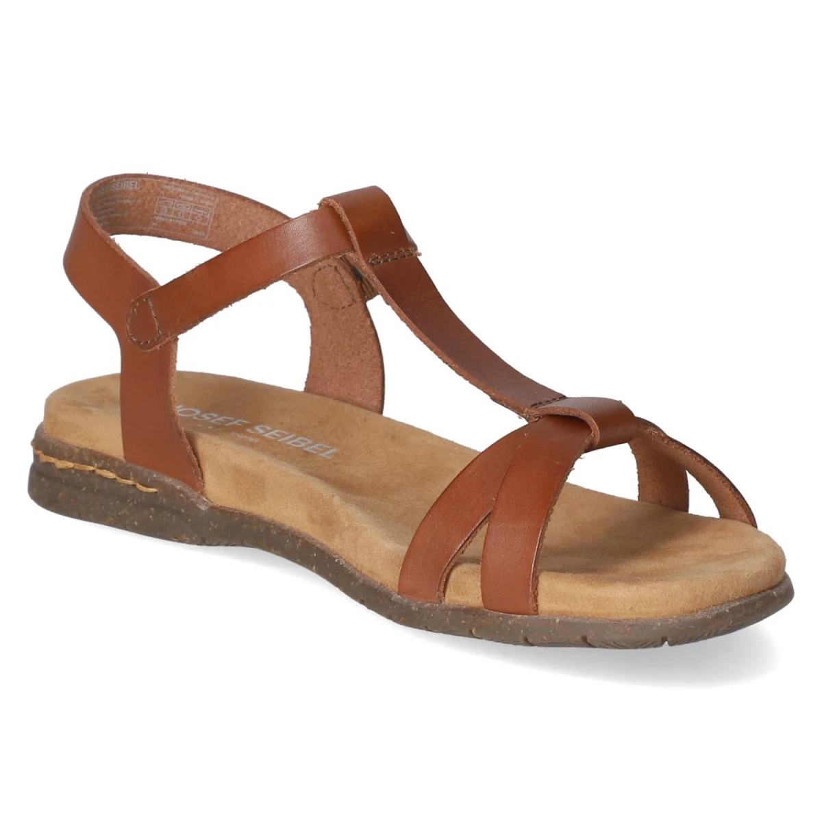 T-Steg-Sandalen FABRICIA 01 - COGNAC
