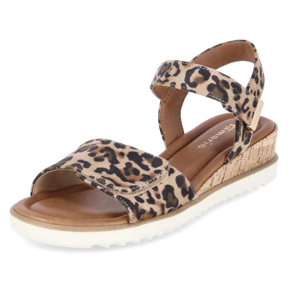 Keilsandaletten - leopard