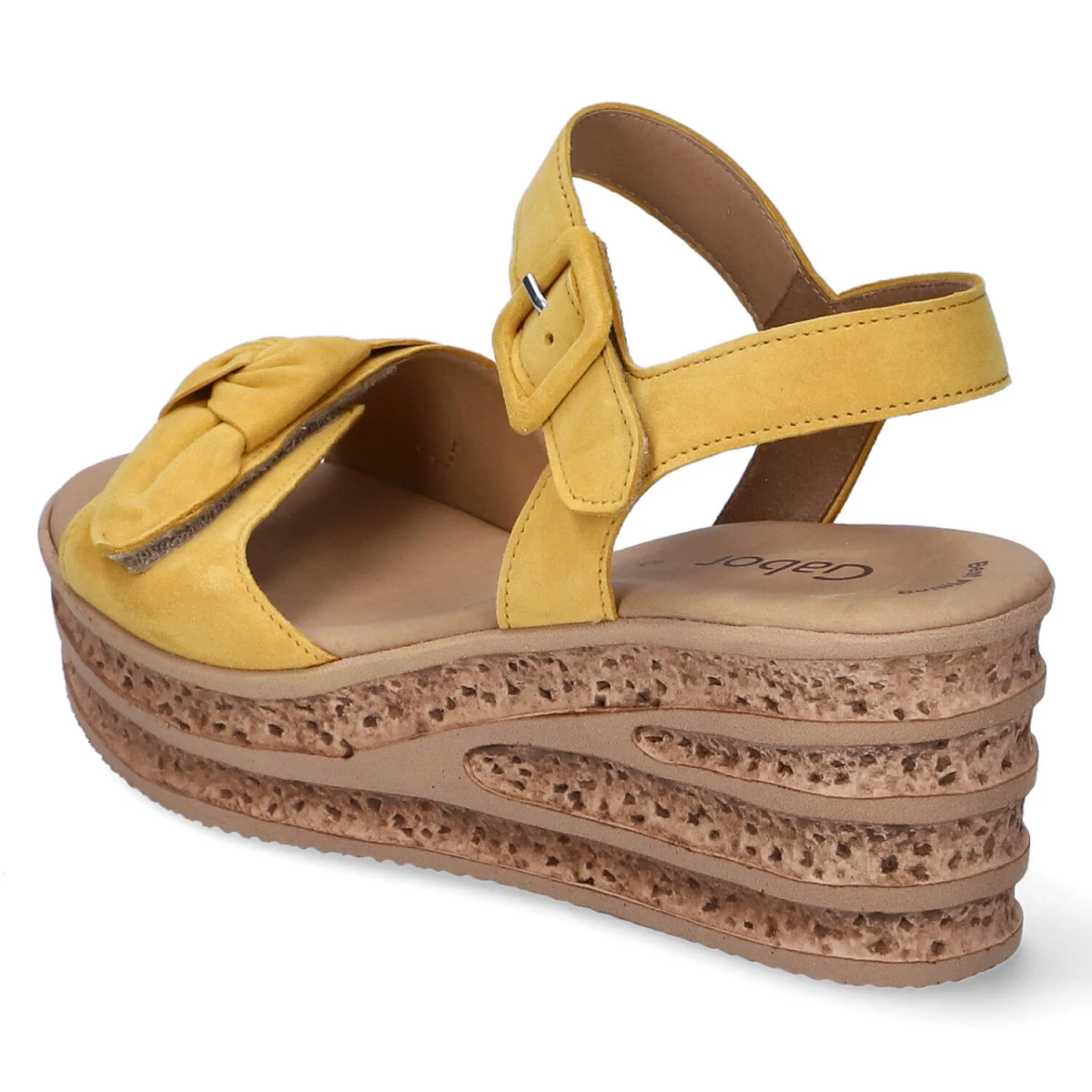 Keilsandaletten - golden