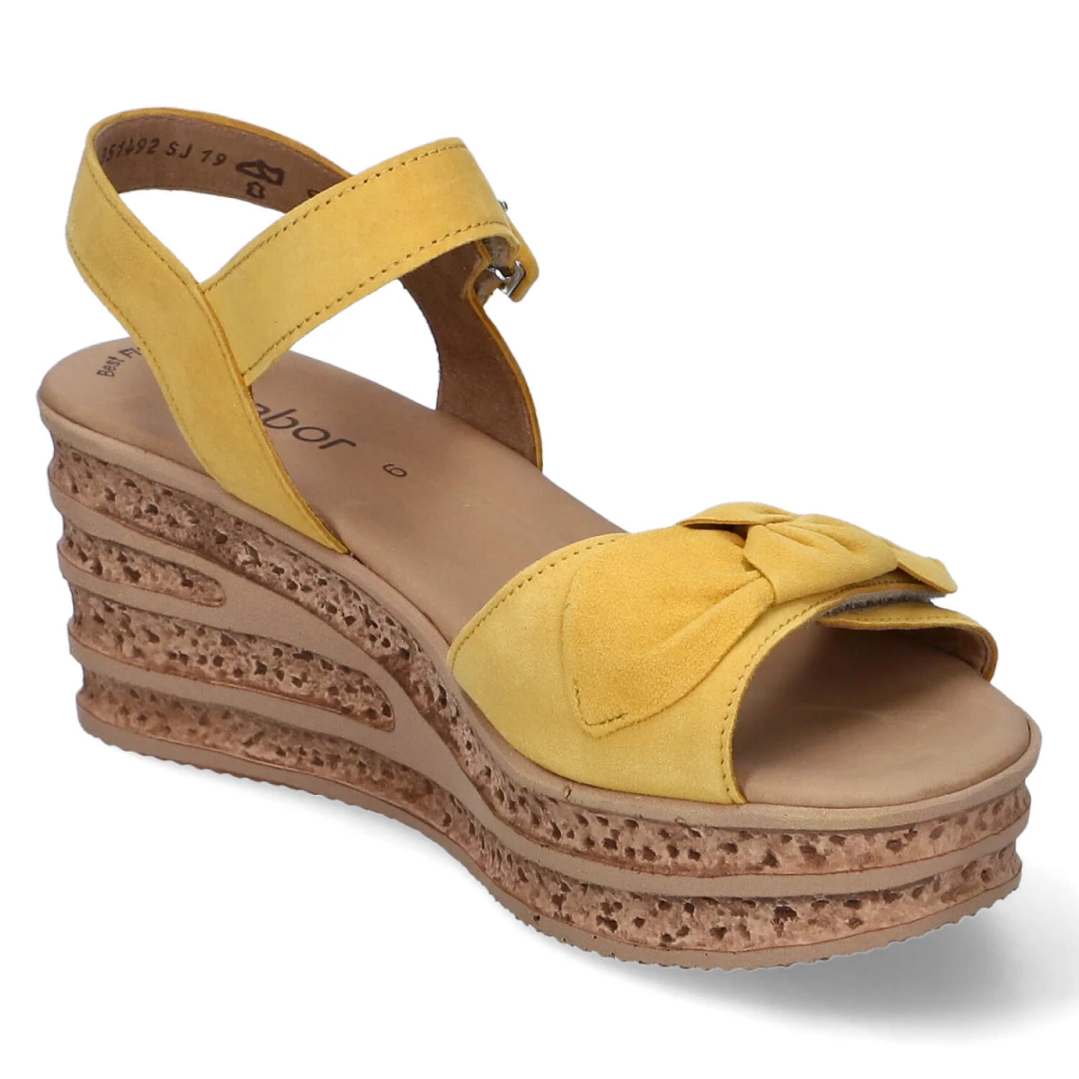 Keilsandaletten - golden