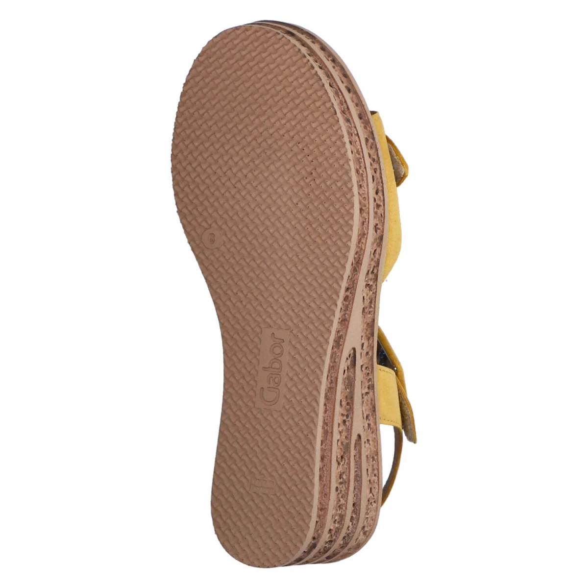 Keilsandaletten - golden