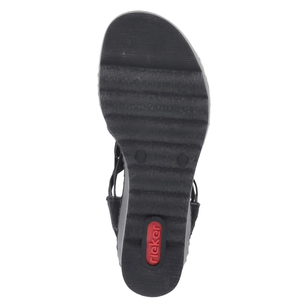 Keilsandaletten - Schwarz