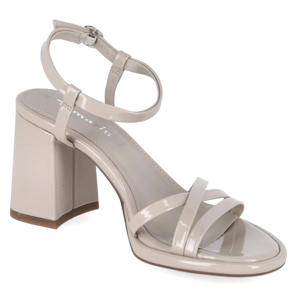 Sandaletten - BEIGE PATENT