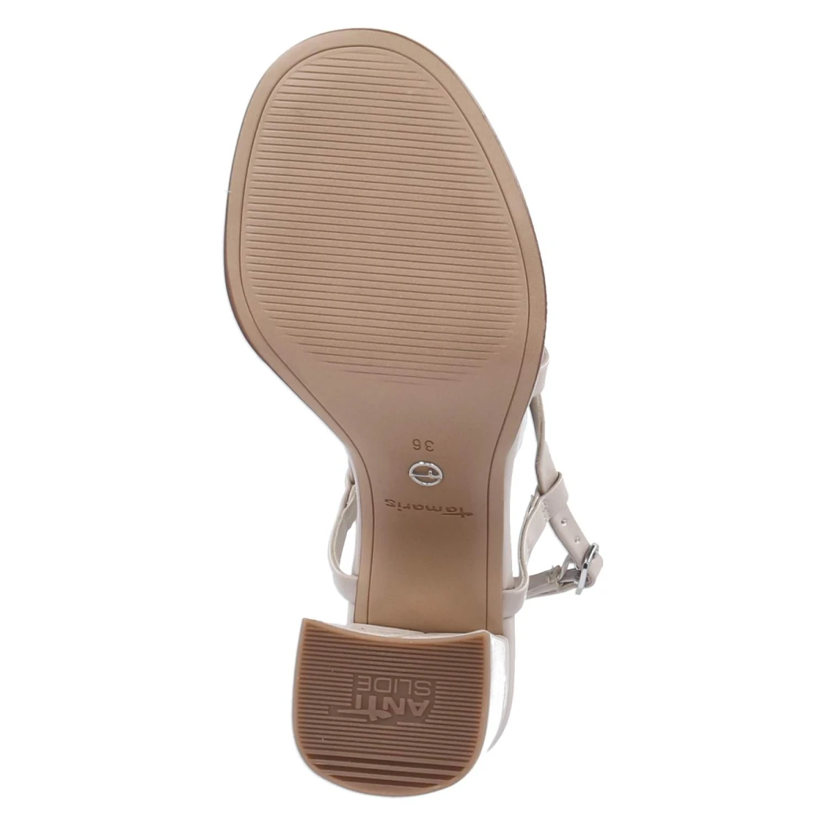 Sandaletten - BEIGE PATENT