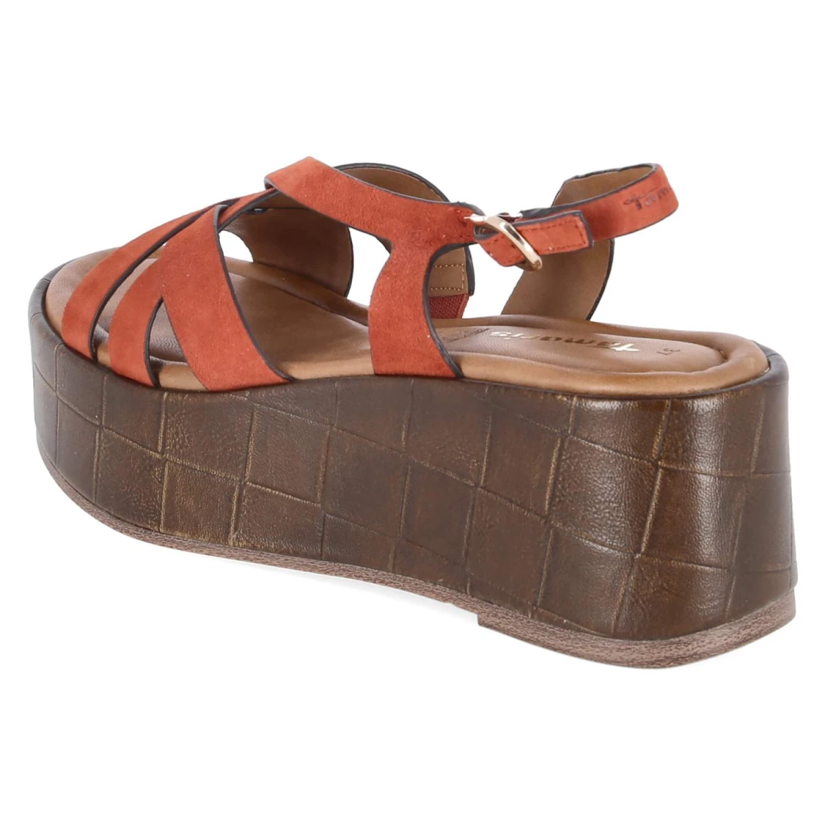 Plateausandalen - TERRACOTTA