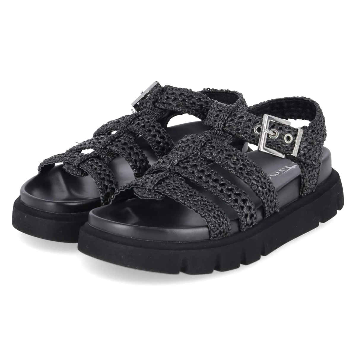 Plateau-Sandalen - black