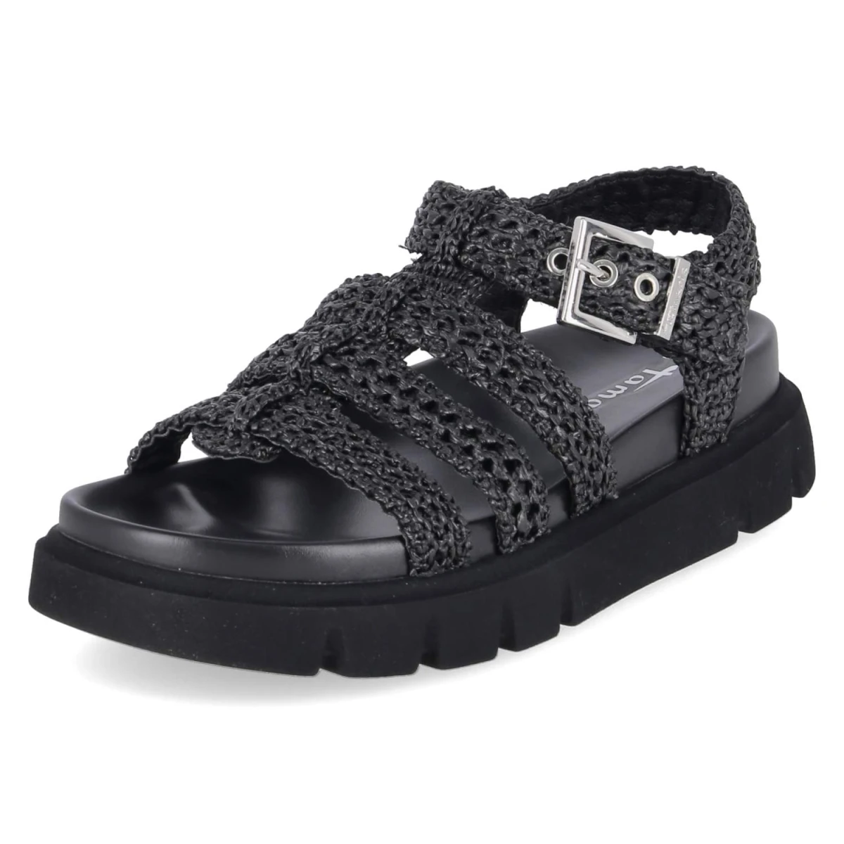 Plateau-Sandalen - black