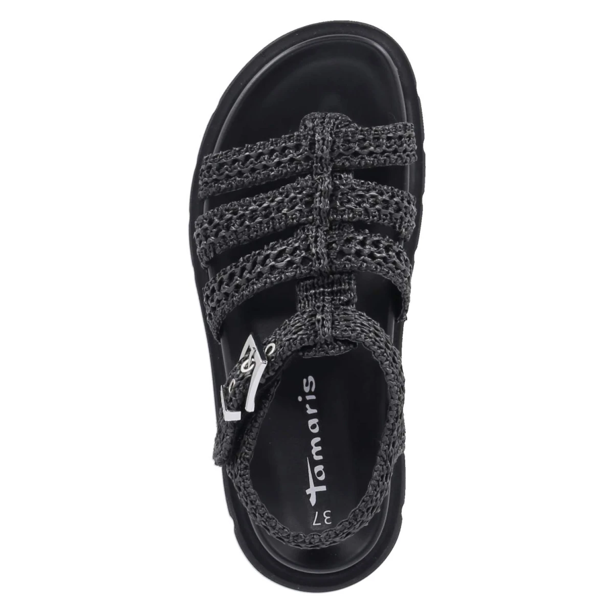 Plateau-Sandalen - black