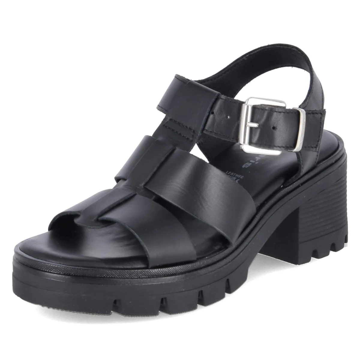 Sandaletten - BLACK LEATHER