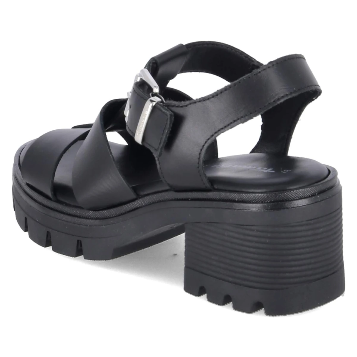 Sandaletten - BLACK LEATHER