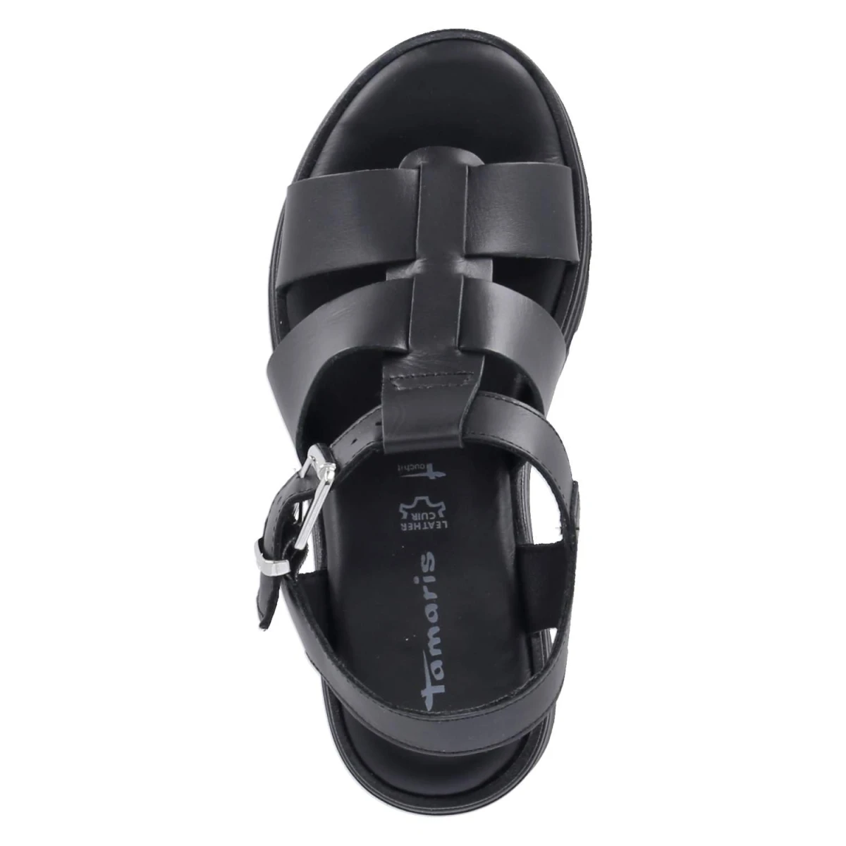 Sandaletten - BLACK LEATHER