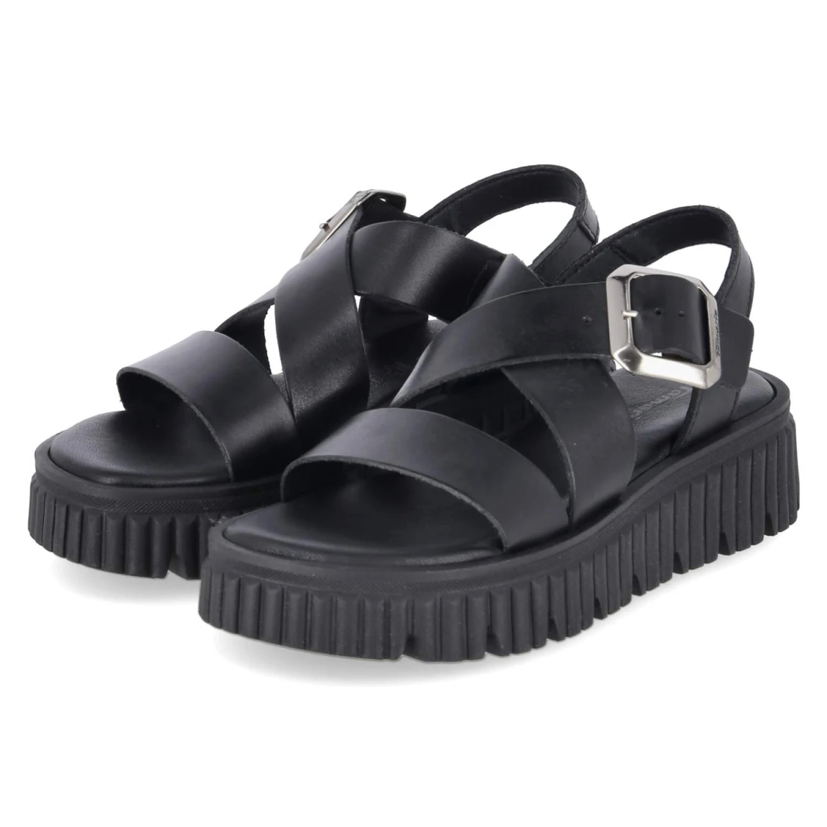 Plateau-Sandalen - black