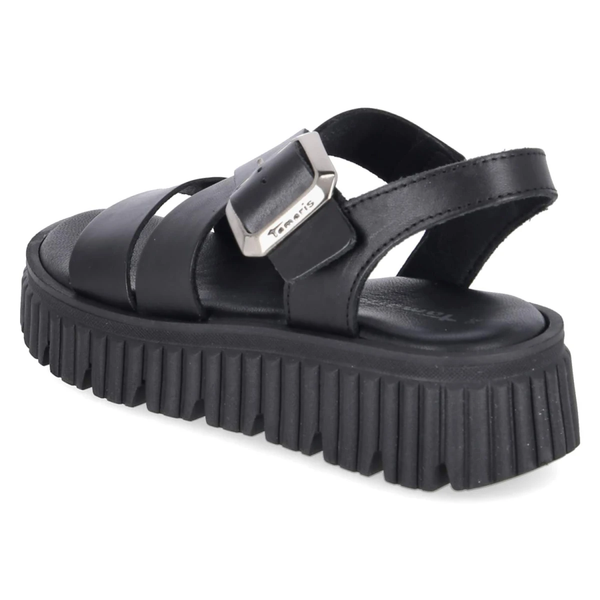 Plateau-Sandalen - black