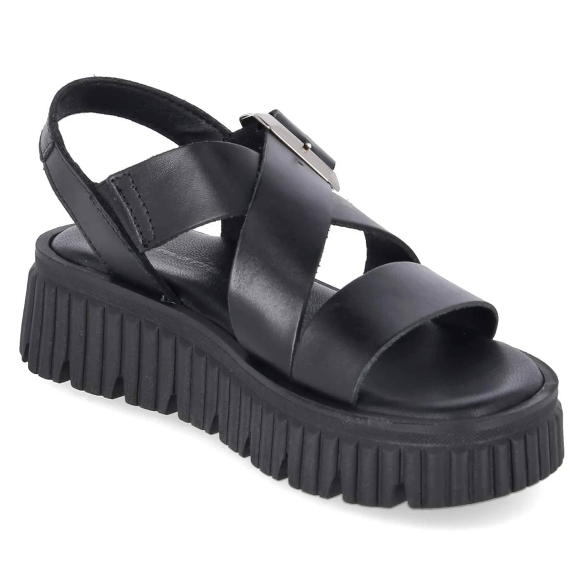 Plateau-Sandalen - black