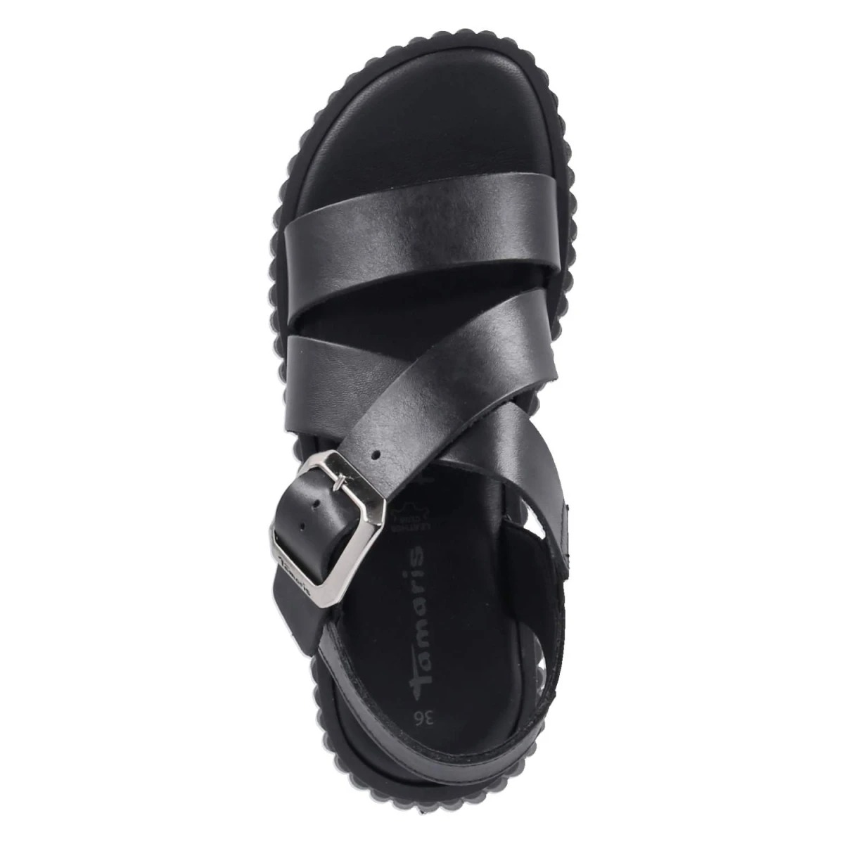 Plateau-Sandalen - black