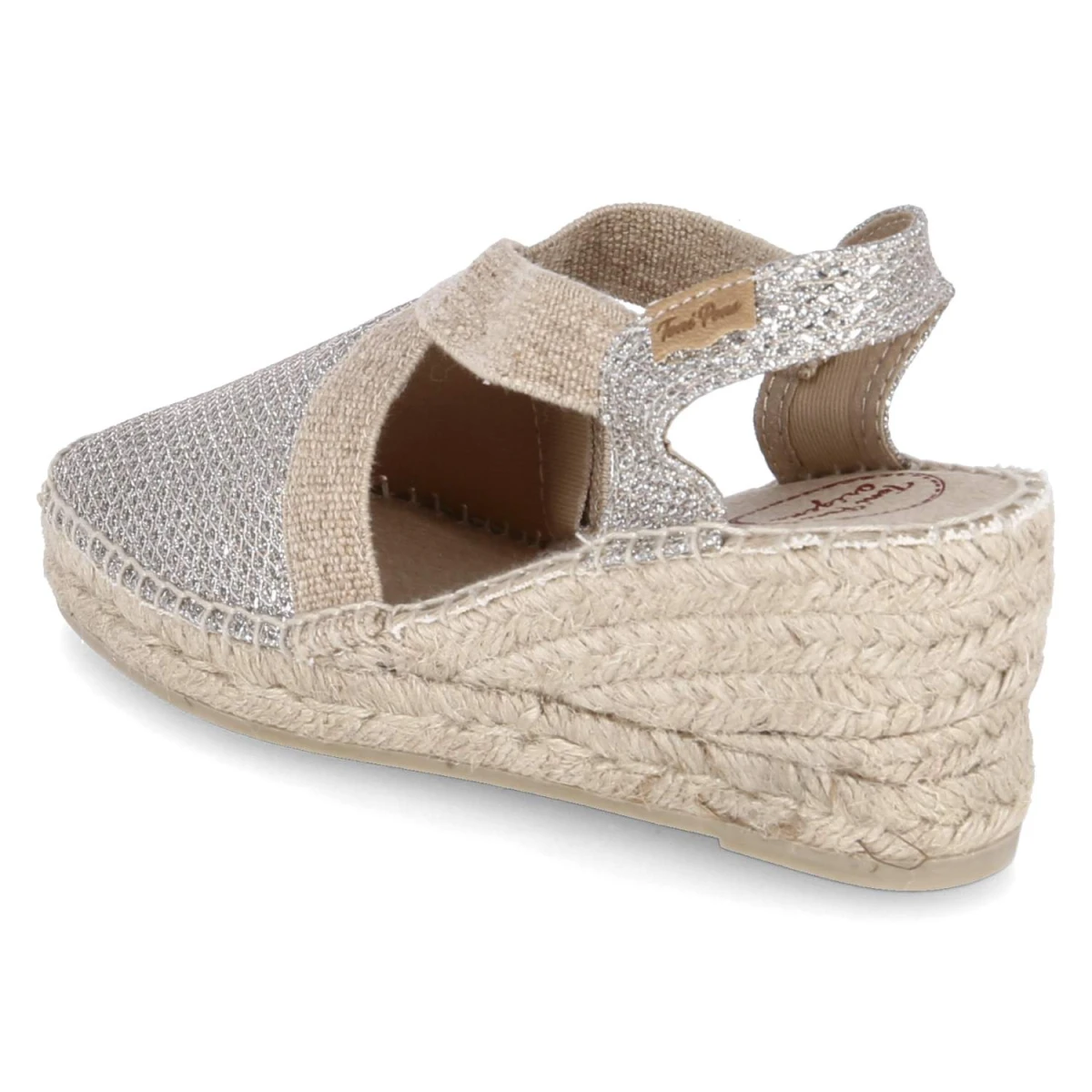 Espadrille-Sandaletten TRITON - platinum