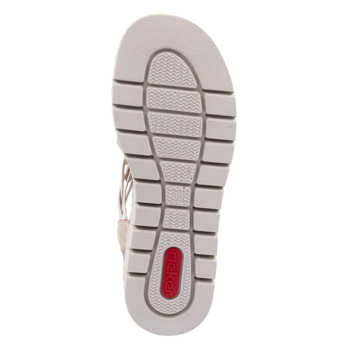 Plateau-Sandalen - beige