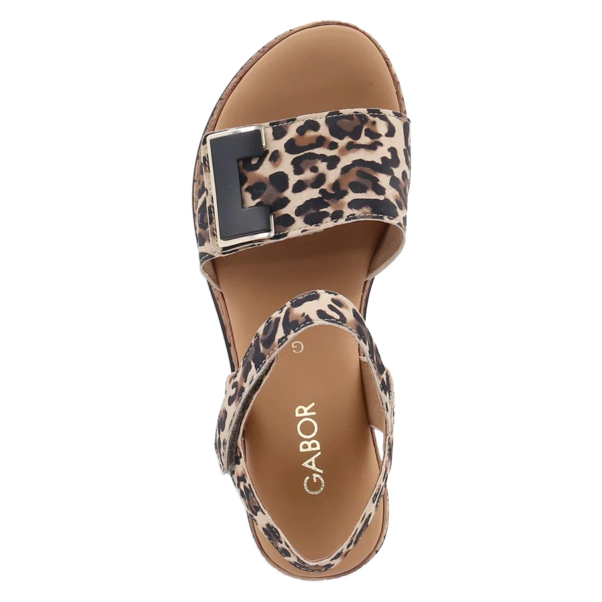 Sandalen - natur (schw+gold)