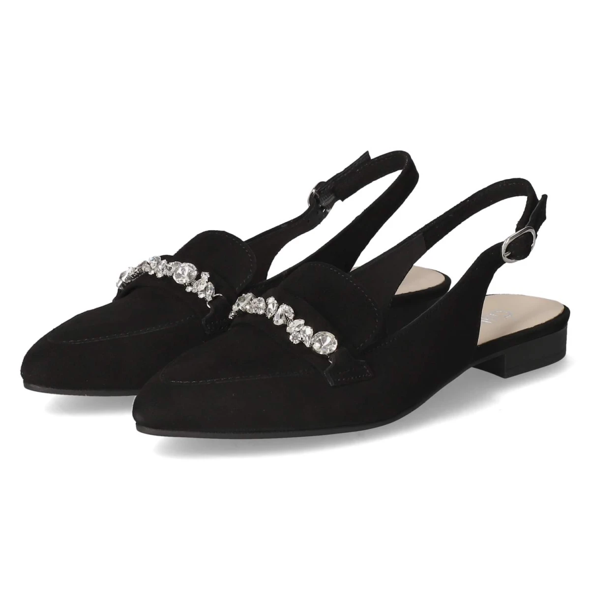 Slingballerinas - schwarz (Kristall)