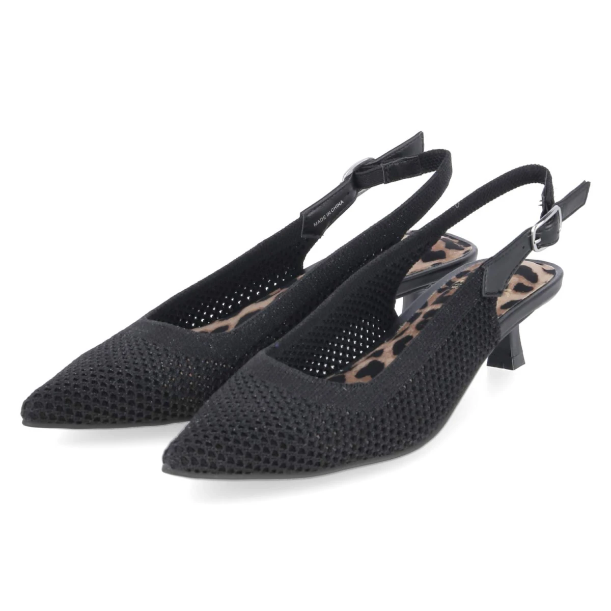 Slingpumps - black/silver