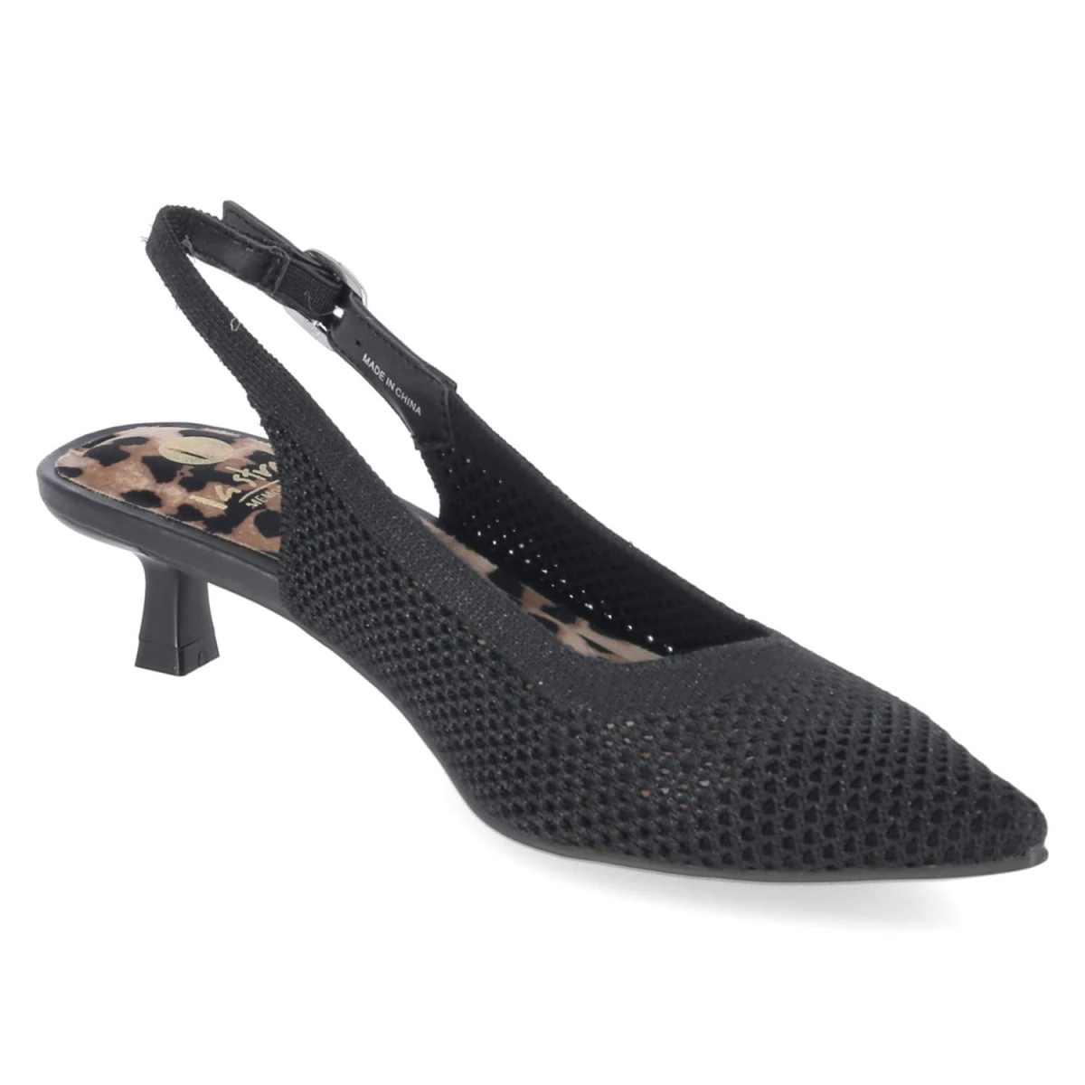 Slingpumps - black/silver