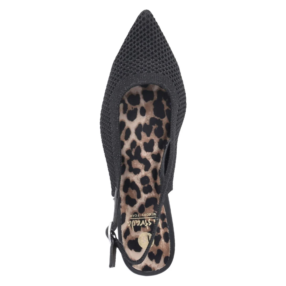 Slingpumps - black/silver