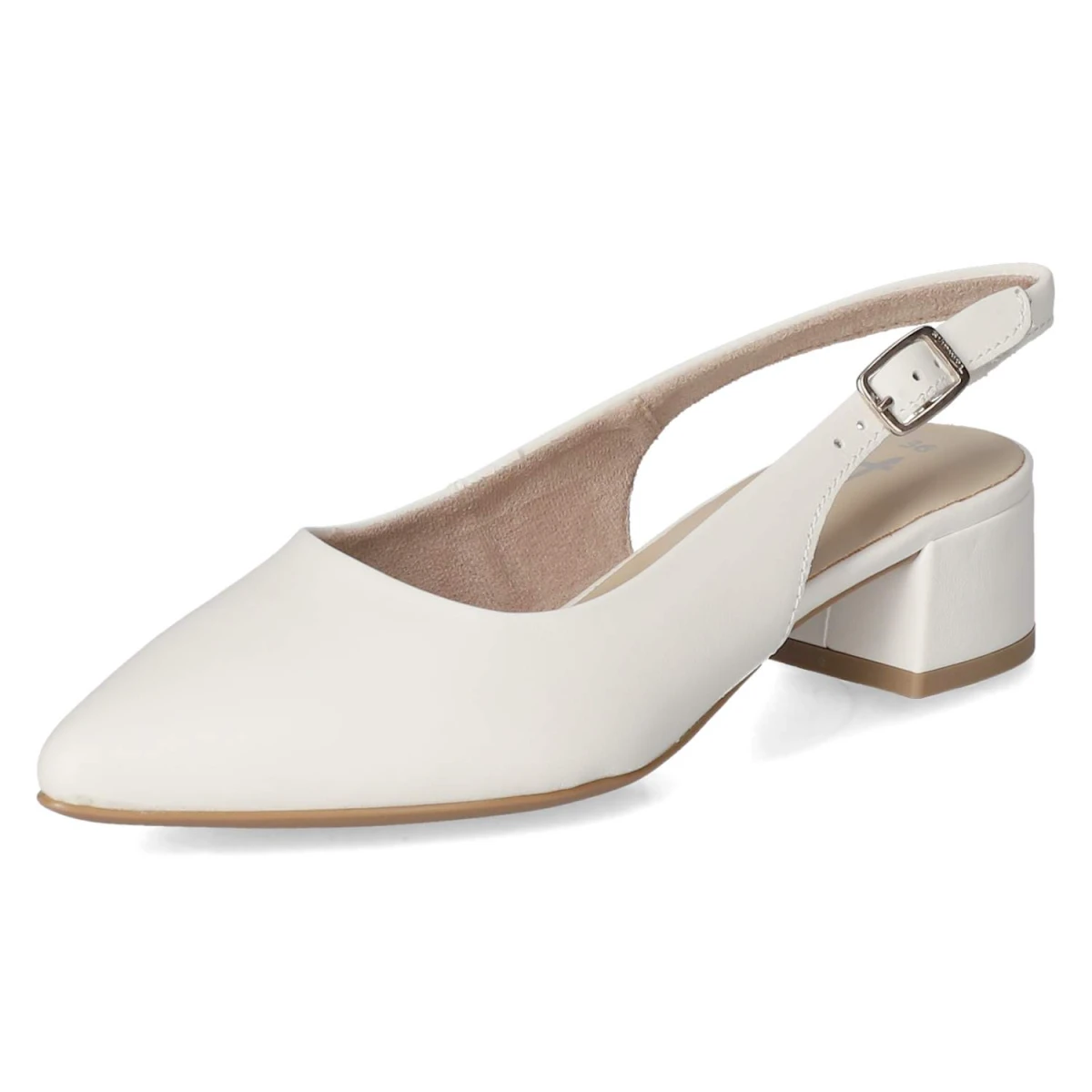 Slingpumps - WHITE LEATHER