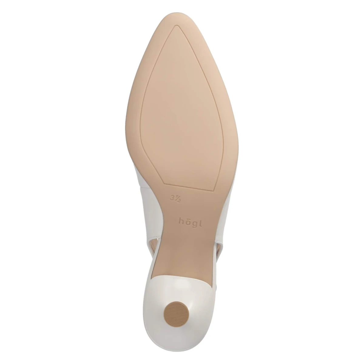 Slingpumps - perlweiß