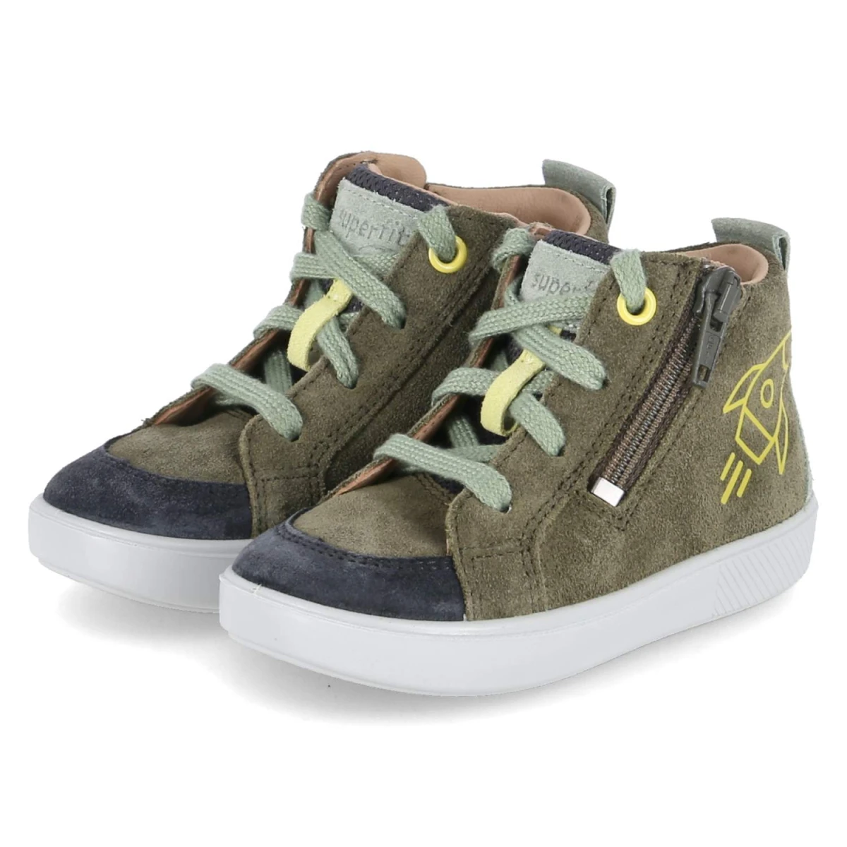 Stiefeletten SUPIES - GRÜN/GRAU