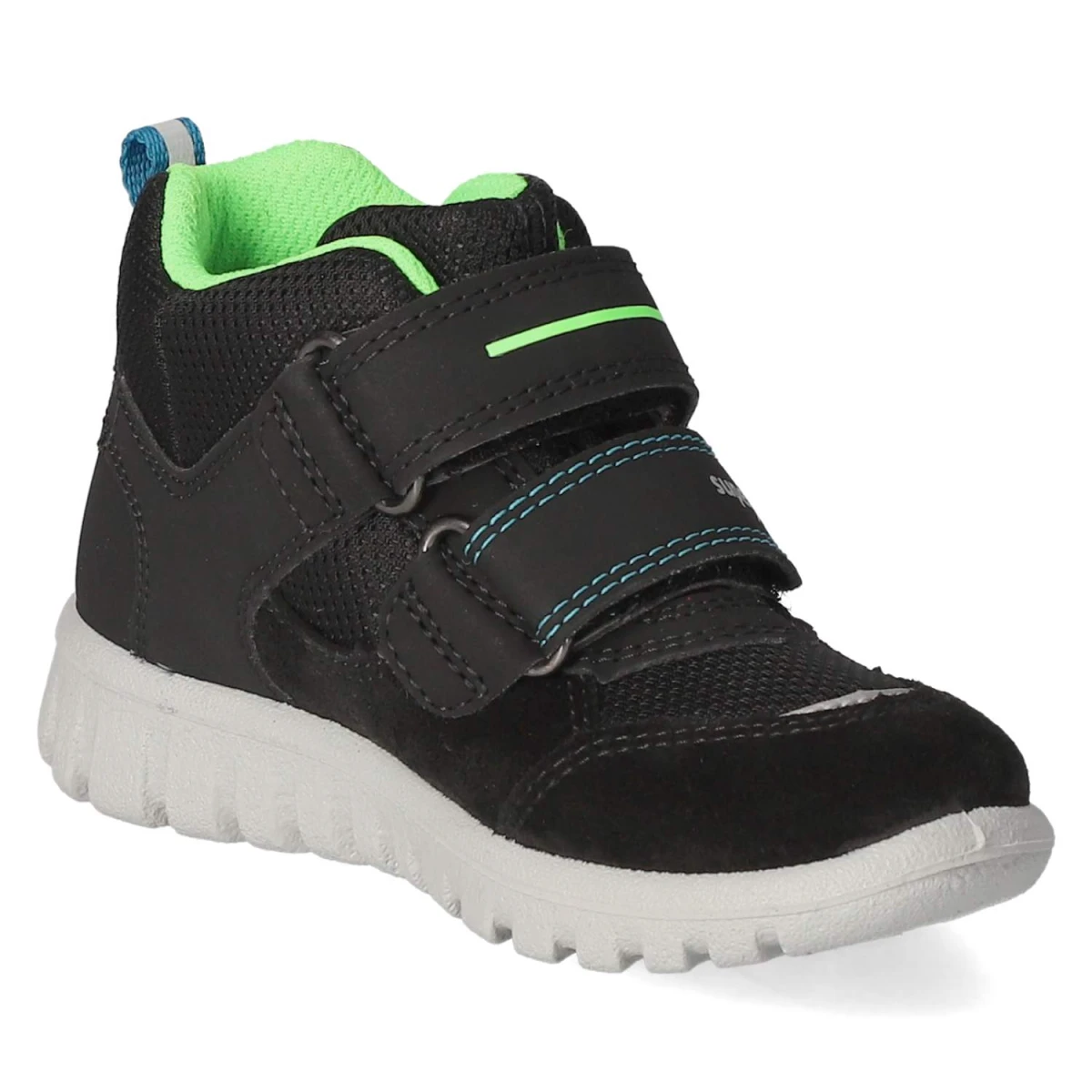 Halbschuhe SPORT7 MINI - SCHWARZ/HELLGRÜN