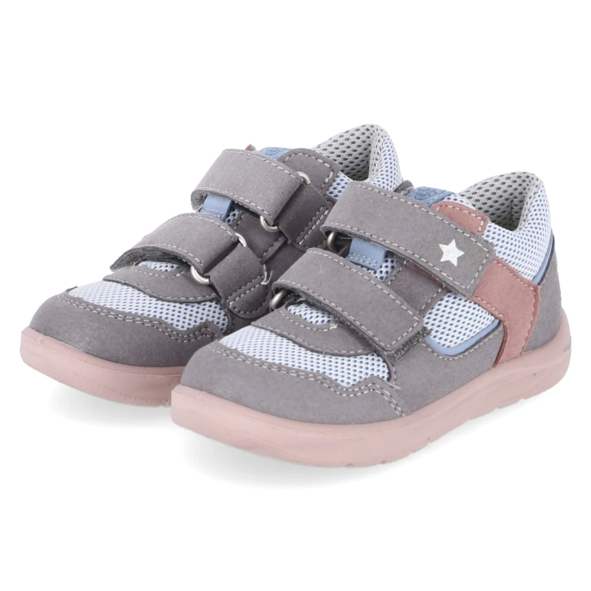 Klettschuhe ELLI - hellgrau/blue