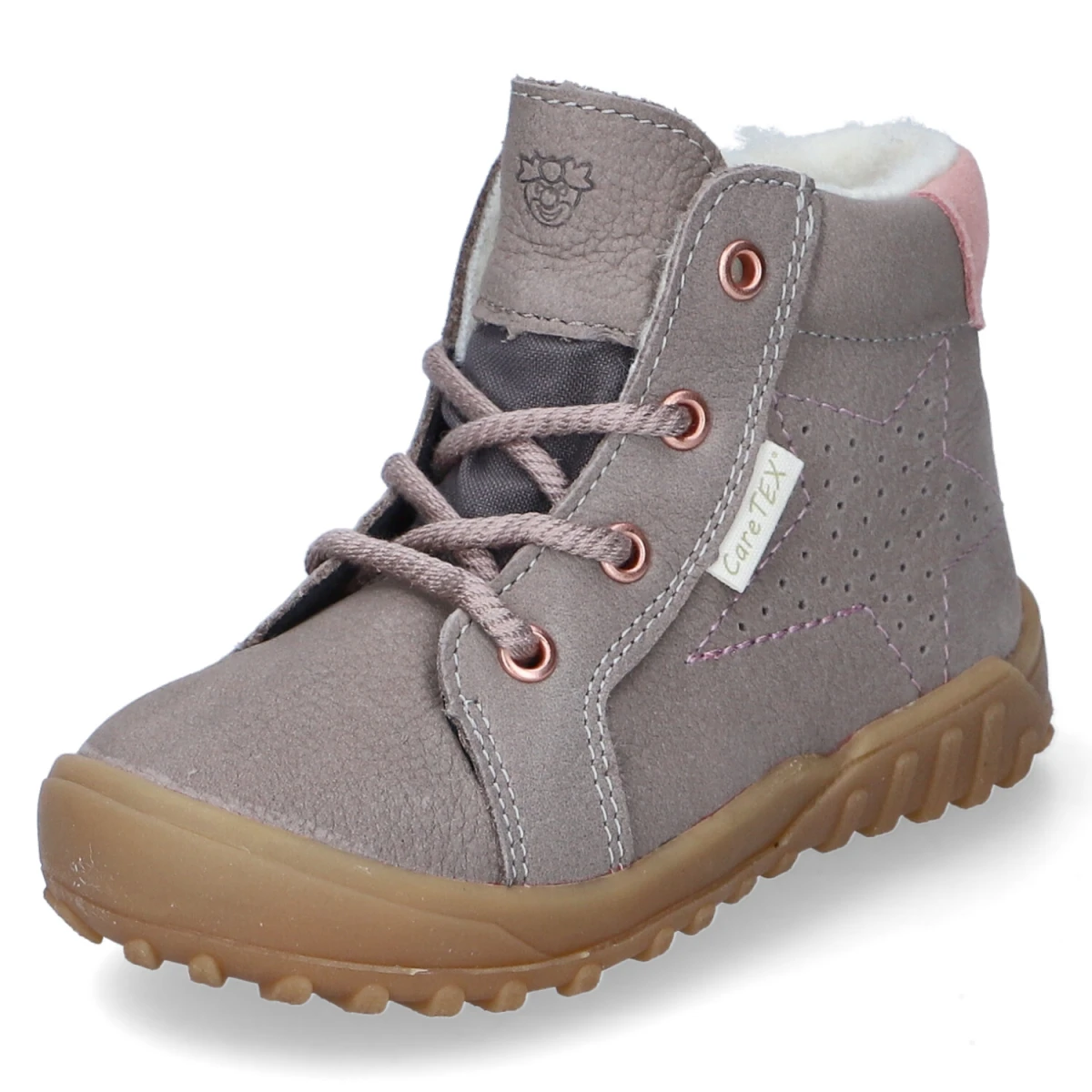 Winterstiefeletten DENNY - kies/rosa