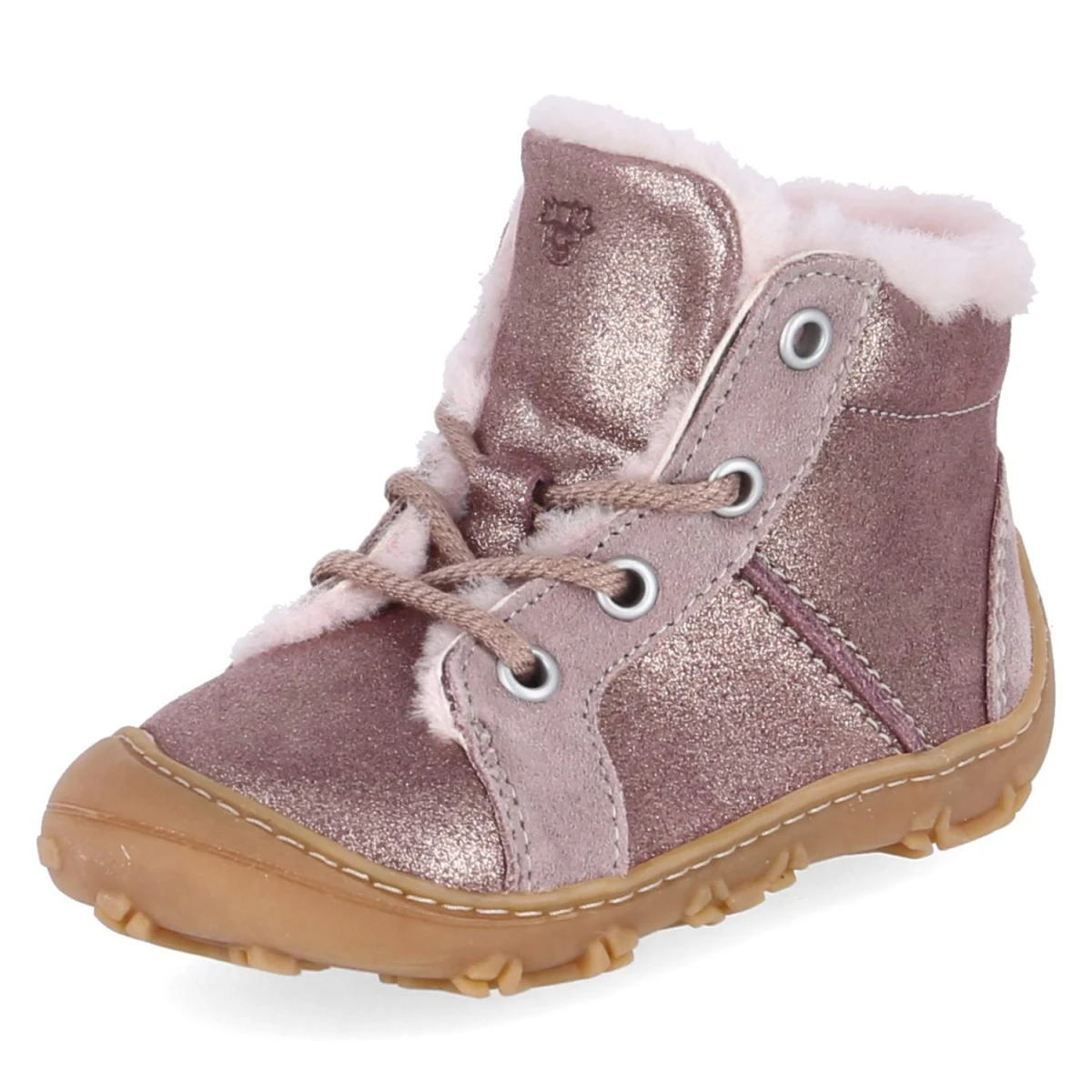 Winterstiefeletten ELIA barefoot - malve